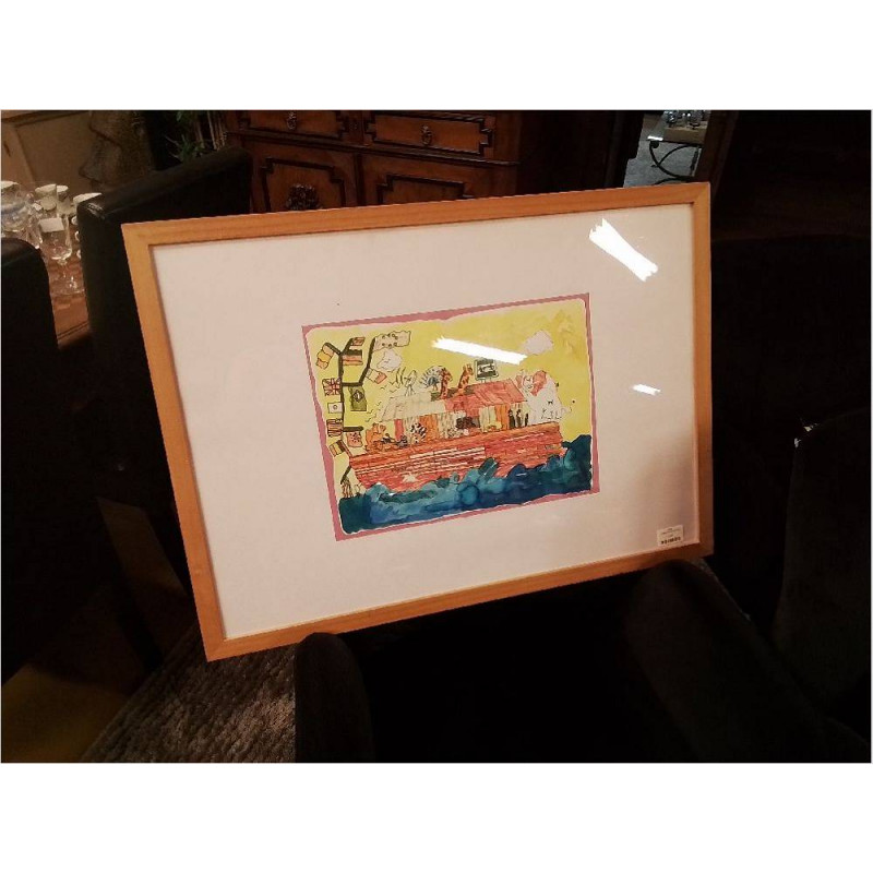 CADRE DESSIN ENFANT 74X54