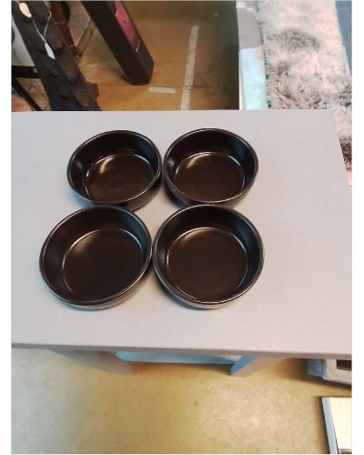 LOT DE 4 PLAT ROND 