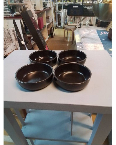LOT DE 4 PLAT ROND 