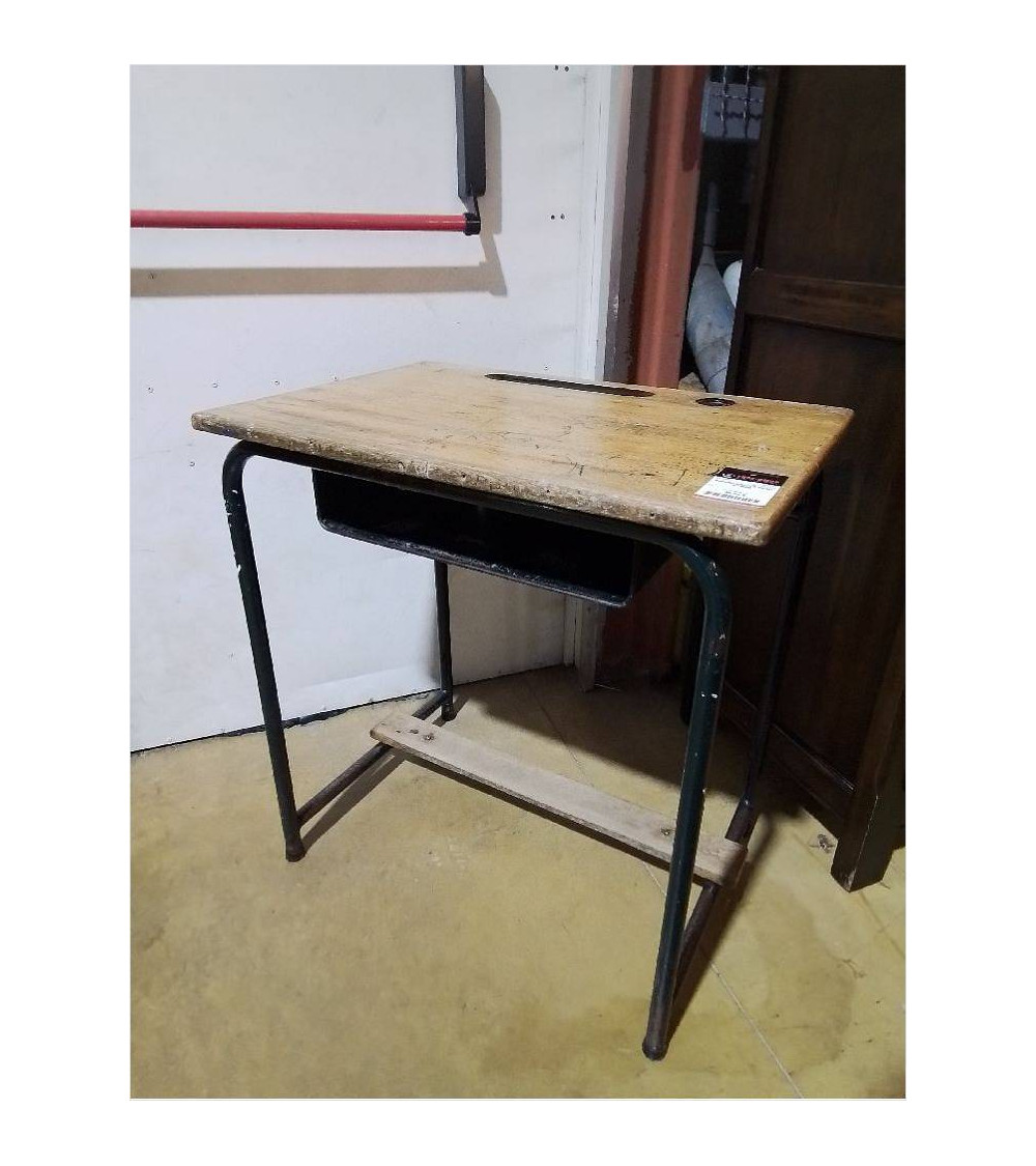 BUREAU D\'ECOLE METAL ET BOIS 