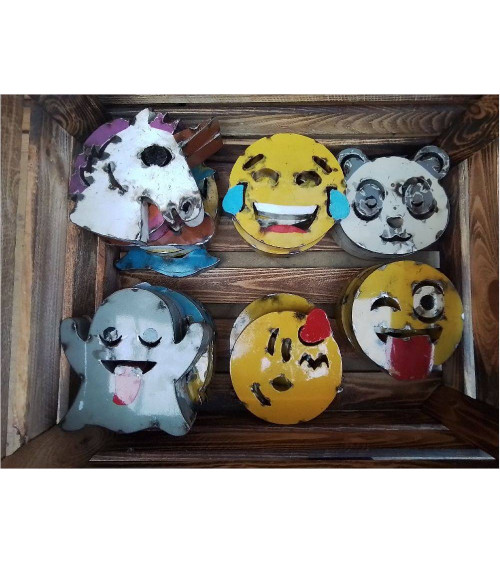 EMOJIS 15CM MÉTALLIQUE 