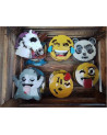 EMOJIS 15CM MÉTALLIQUE 