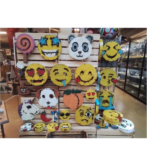 EMOJIS 30CM MÉTALLIQUE 