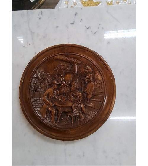 ASSIETTE DECO PLATRE MURAL 