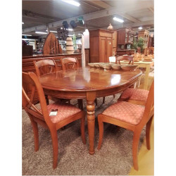 TABLE OVALE 1 ALLONGE...