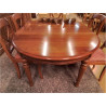 TABLE OVALE 1 ALLONGE MERISIER 