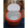 POUF COFFRE VINTAGE PU