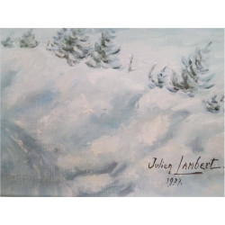 PEINTURE SIGNEE JULIEN LAMBERT