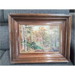 PEINTURE SUR PANNEAU SIGNEE L.COSSE