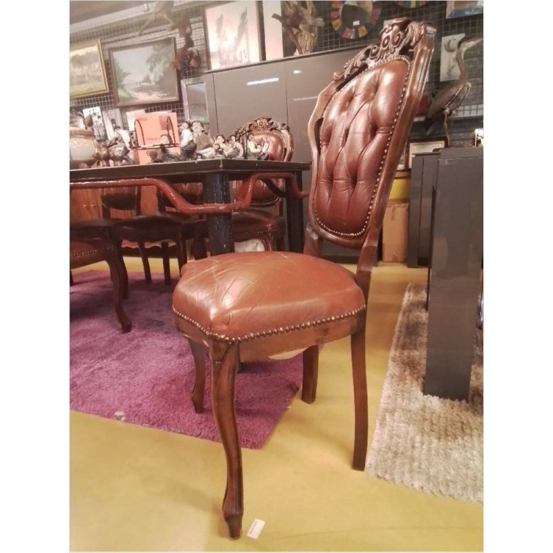 CHAISES LOT DE 6 EN L’ETAT