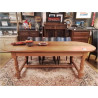 TABLE OVALE CHENE MASSIF 