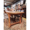 TABLE OVALE CHENE MASSIF 