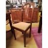CHAISES LOT DE 6 A RESTAURER