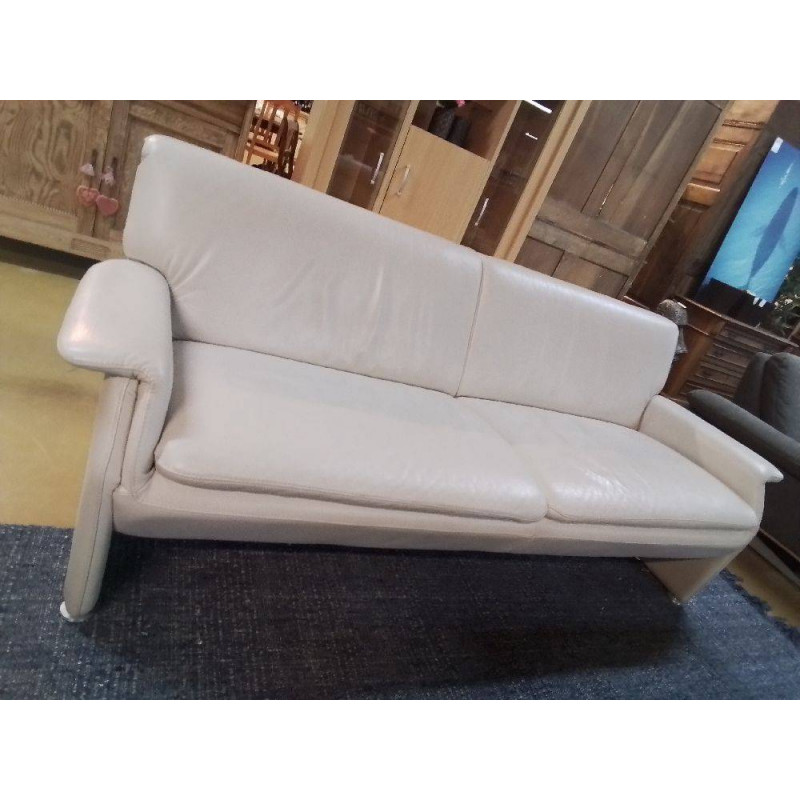 CANAPE 3 PLACES CUIR L 210