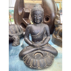 SEATED BUDDHA CANDLE 30