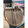 MIROIR OVAL METAL