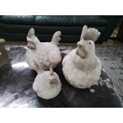POULES LOT DE 3