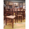 CHAISES LOT DE 6 EN L’ETAT 