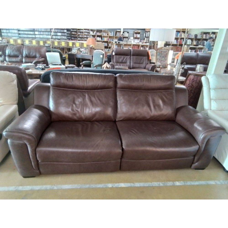 CANAPE CUIR 2 RELAX ELECTRIQUES