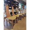 CHAISES CUIR LOT DE 6
