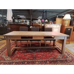 TABLE EN CHENE SANS TIROIRS 