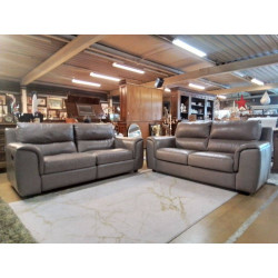 SALON CUIR 3+2 CHATEAU D’AX...