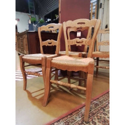 CHAISES LOT DE 4