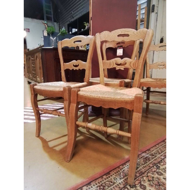 CHAISES LOT DE 4