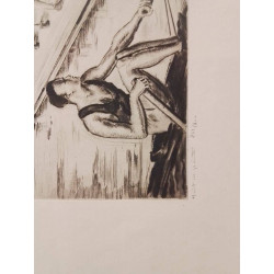 GRAVURE SIGNEE P.DAXHELET 263/400