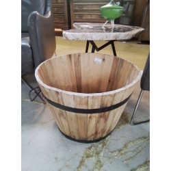 CACHE POT BOIS