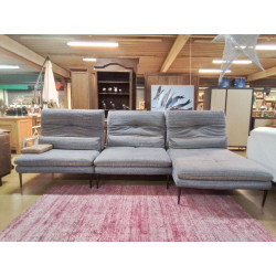 CANAPE MERIDIENNE TISSU