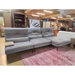 CANAPE MERIDIENNE TISSU