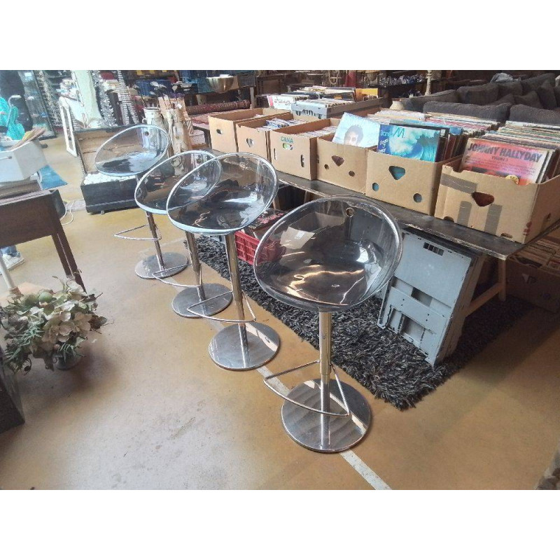 TABOURET ITALIEN PEDRALI GLISS SUR PISTONS 