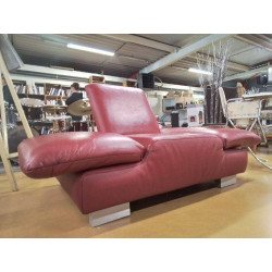 FAUTEUIL CUIR ROCKING CHAIR...