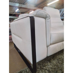 CANAPE 2 PLACES CUIR 4 MOTEURS