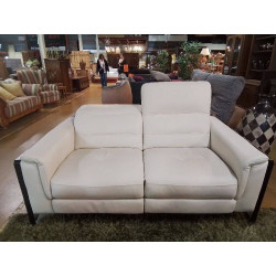 CANAPE 2 PLACES CUIR 4 MOTEURS