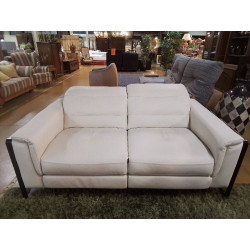 CANAPE 2 PLACES CUIR 4 MOTEURS