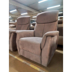 SALON 3+1+1 TISSU 2 RELAX ELECTRIQUES EN L\'ETAT