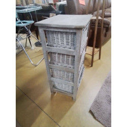 ETAGERE A PANIER OSIER H75