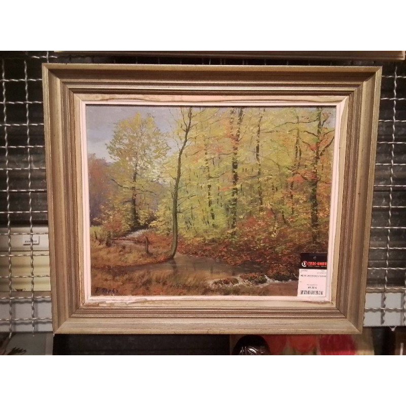 PEINTURE SIGNE P MOHR 