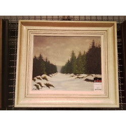 PEINTURE SIGNE P MOHR 