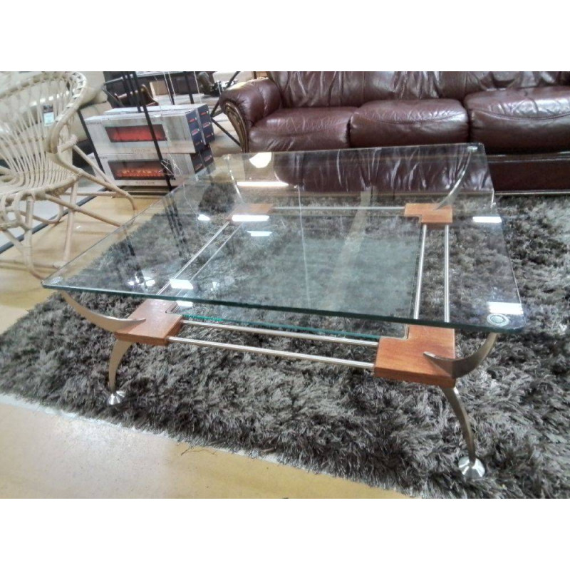 TABLE DE SALON VERRE