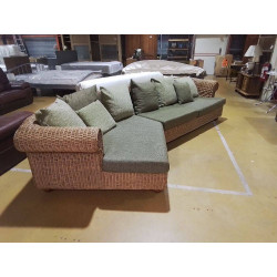 SALON D’ANGLE EN ROTIN 