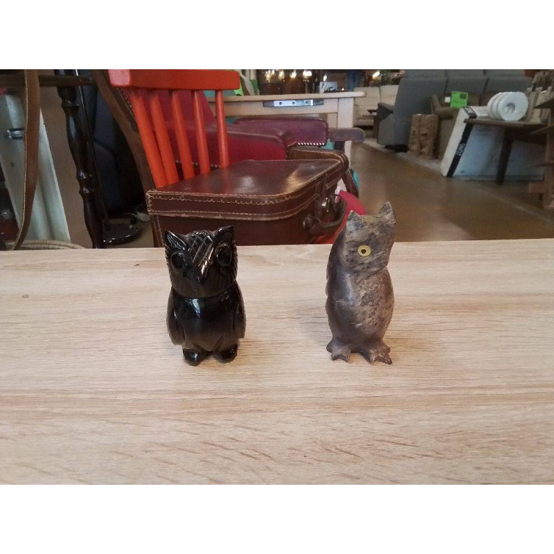 MINI HIBOUX EN PIERRE