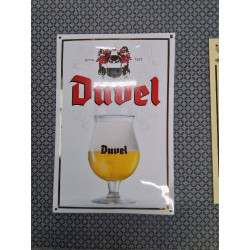PLAQUE EMAILLEE DUVEL