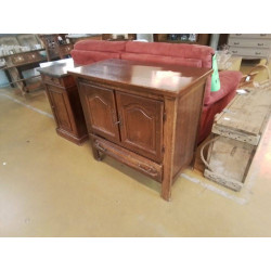 PETIT MEUBLE D’APPOINT 2PORTES 1 TIROIR