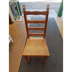 LOT DE 6 CHAISES EN CHENE 