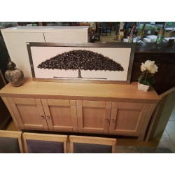 BAHUT 4 PORTES CHENE FABRICATION BELGE 