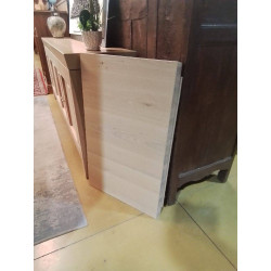 TABLE CHENE + ALL 60  FABRICATION BELGE 