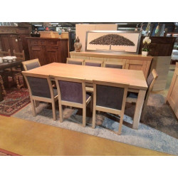 LOT DE 8 CHAISES FABRICATION BELGE 